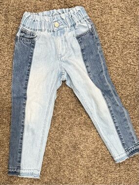 GAP Light and Dark Blue Two-Tone Denim Kids Pants